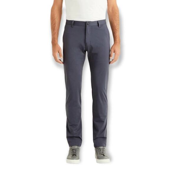 Rhone Commuter Pant SIZE 28 x 32 Iron Gray Straight Leg Stretch Flex-Knit Chino - Picture 1 of 13
